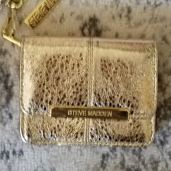 Gold 4 Compartment Charms Clutch - Picture 5 of 5